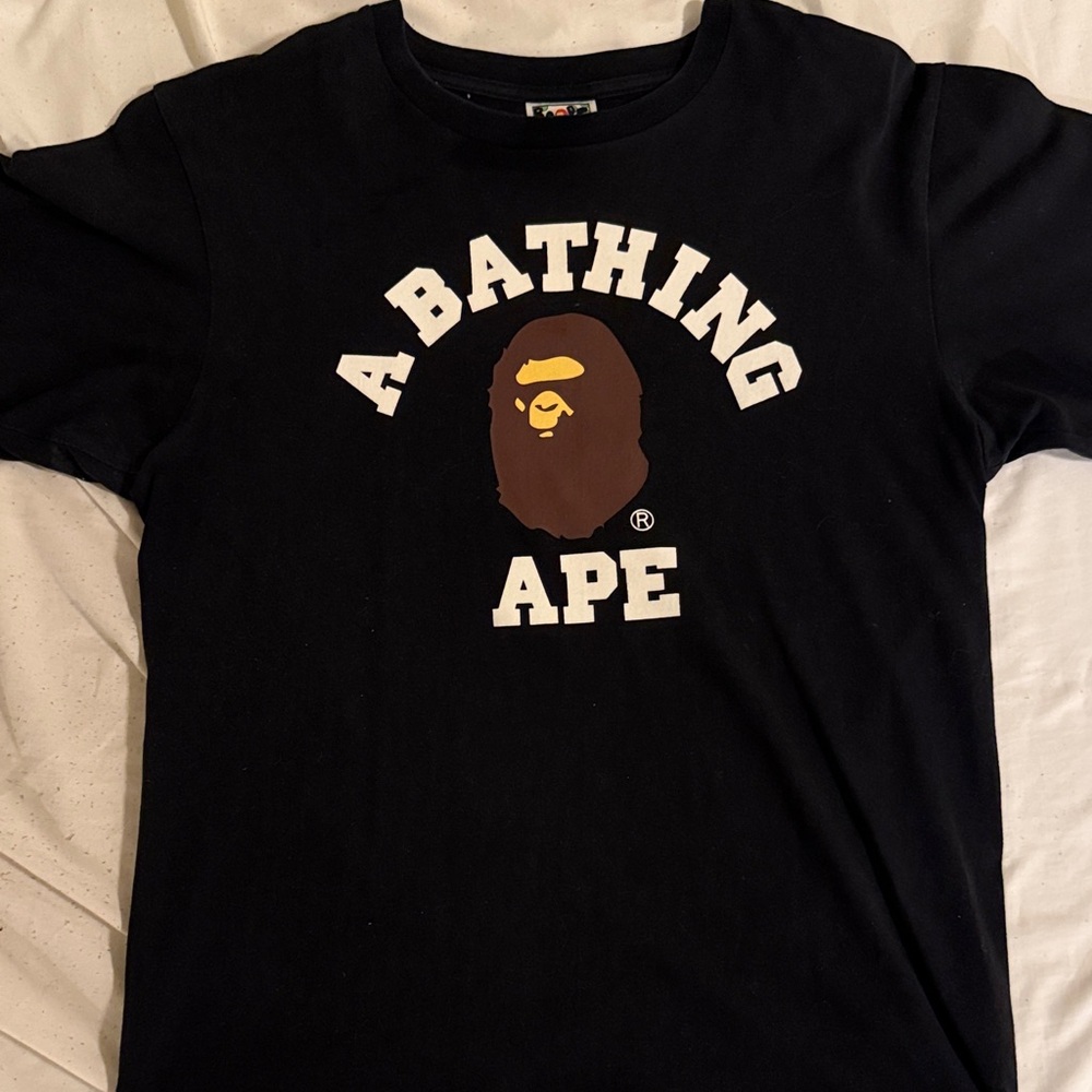 A Bathing Ape Black Short Sleeve Tee